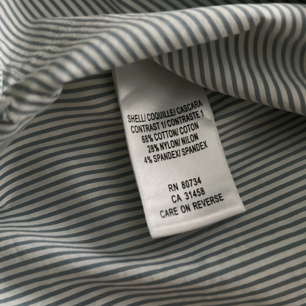 BCBGMaxAzria Striped Blouse XS - Picture 8 of 9